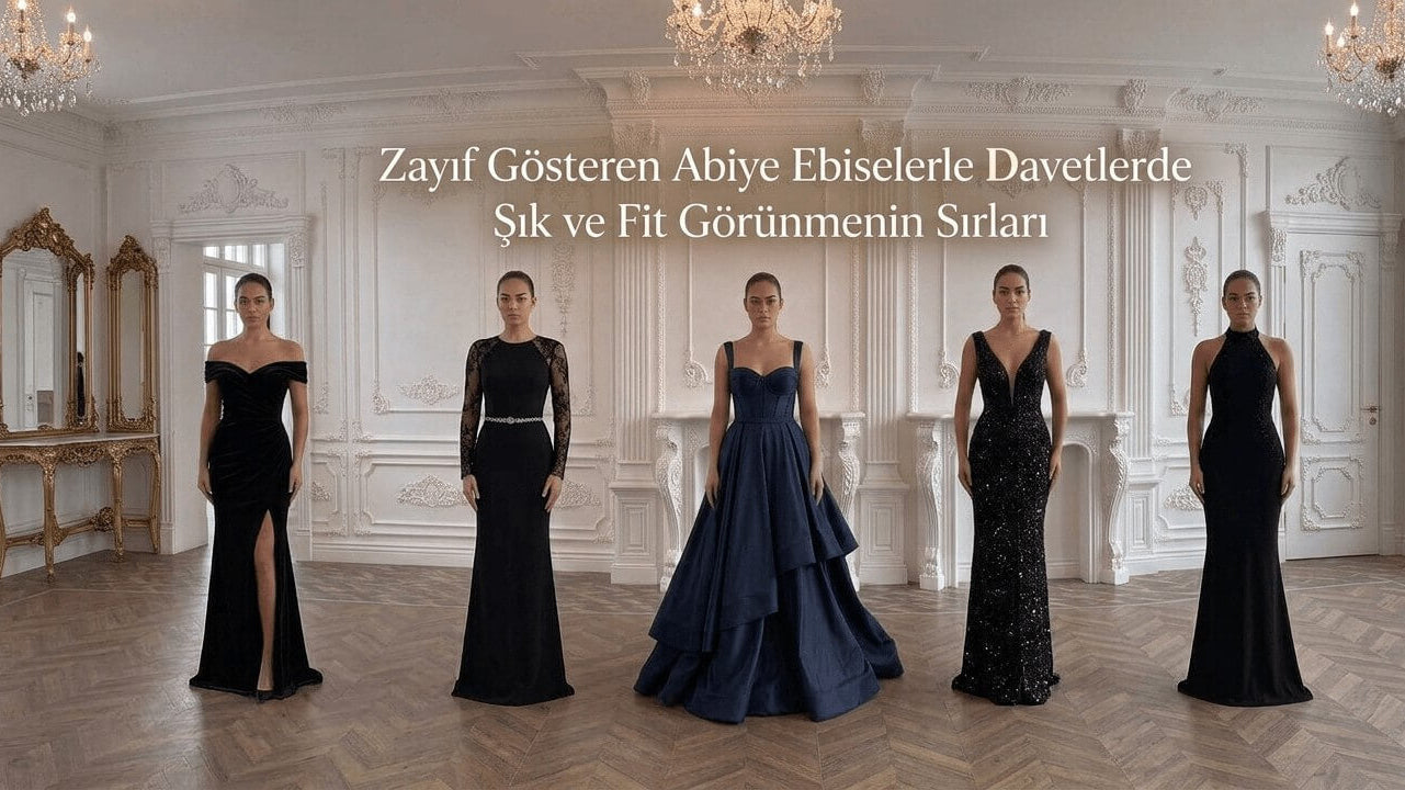 Zayıf Gösteren Abiye Elbise Modelleri Nelerdir?