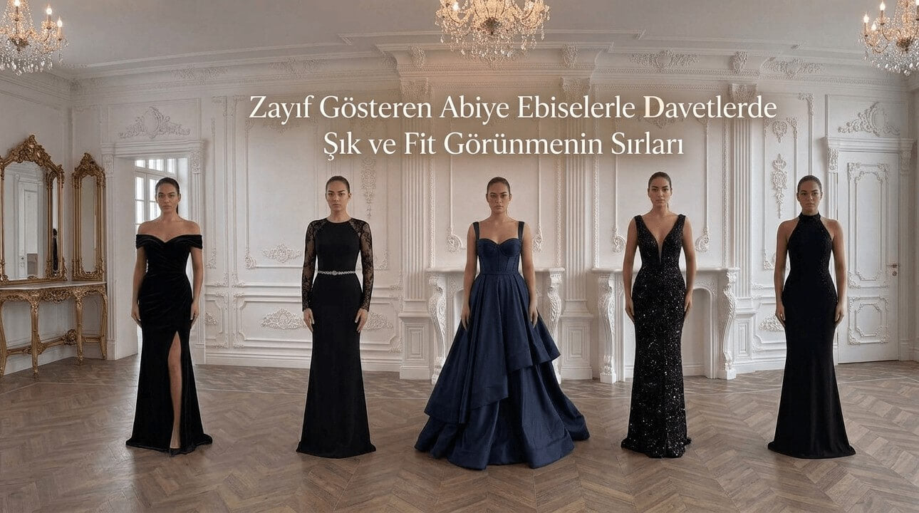 Zayıf Gösteren Abiye Elbise Modelleri Nelerdir?